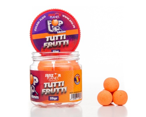 Плавающие бойлы Pop-Up Tutti-Frutti (оранжевые) 14mm 25g