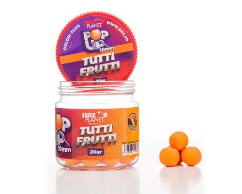Плавающие бойлы Pop-Up Tutti-Frutti (оранжевые) 10mm 20g