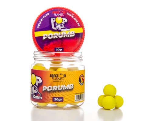 Плавающие бойлы Pop-Up Porumb (желтые) 10mm 20g