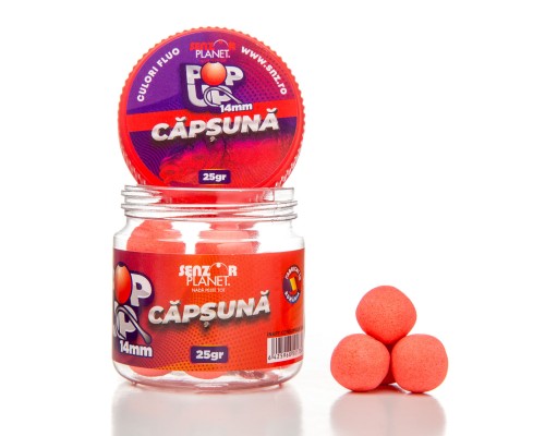 Плавающие бойлы Pop-Up Capsuna (красные) 14mm 25g