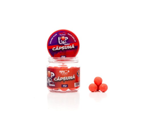 Плавающие бойлы Pop-Up Capsuna (красные) 12mm 25g