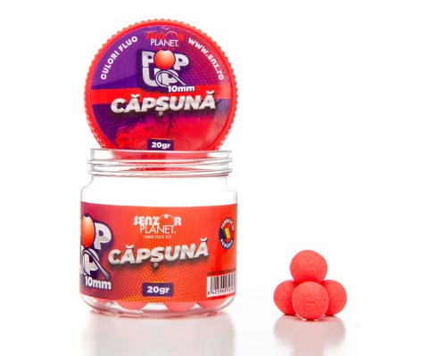 Плавающие бойлы Pop-Up Capsuna (красные) 10mm 20g
