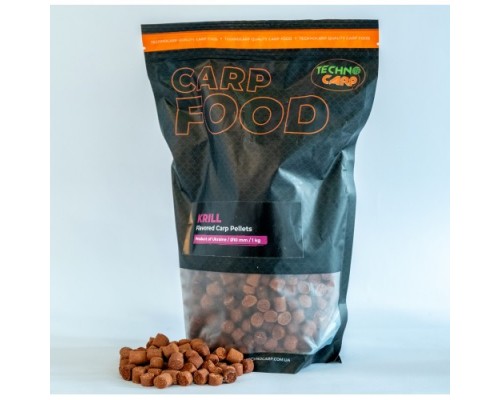 Flavored Carp Pellets "Krill" 6mm