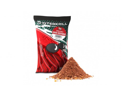 Прикормка INTERKRILL Карп Клубника 1кг