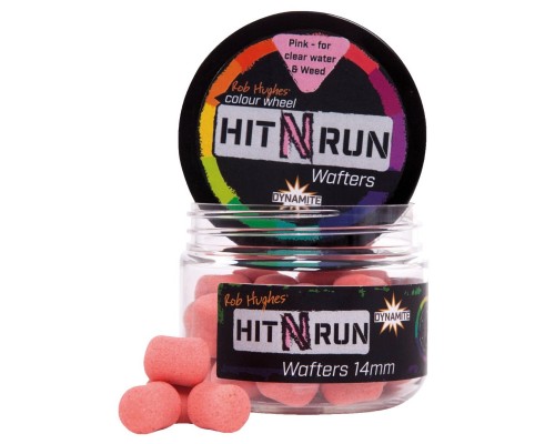 Бойлы нейтральной плавучести Hit N' Run waffters - Pastel Pink 14mm