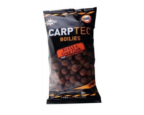 Бойлы тонущие Krill & Crayfish CarpTec 20mm - 2kg