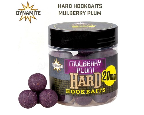 Бойлы насадочные Mulberry Plum Hard Hook Baits 20mm
