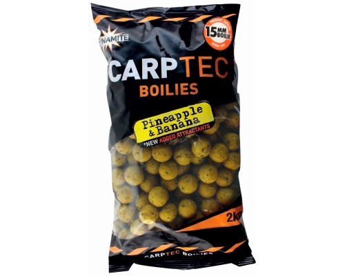 Бойлы тонущие Pineapple & Banana CarpTec 15mm - 2kg