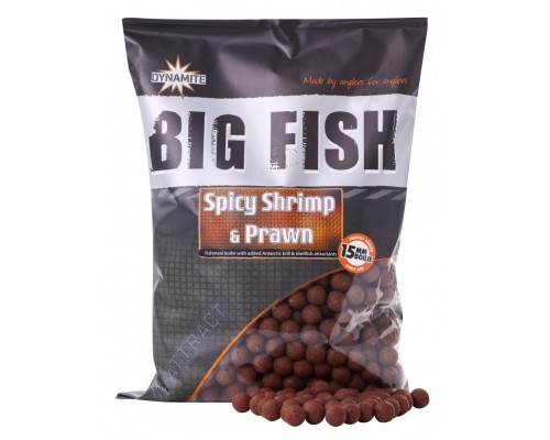 Бойлы тонущие Spicy Shrimp & Prawn - 20mm Boilie 1.8kg