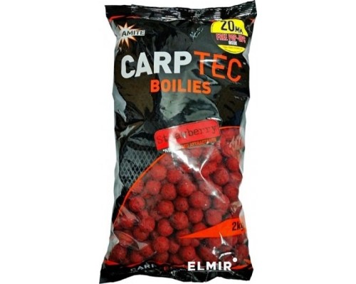 Бойлы тонущие Strawberry CarpTec 20mm - 2kg