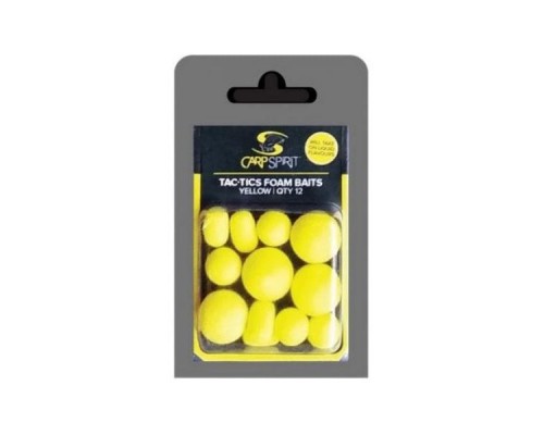 CARP SPIRIT TAC TIC FOAM BAITS YELLOW