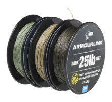Поводочный материал Nash Armourlink 15Lb Gravel Brown 20m без оплетки