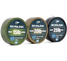 Поводочный материал в полужесткой оплетке SkinLink Semi-Stiff Weed 15LB