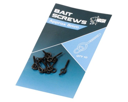 Винт для поп-апов с кольцом Nash Swivel Bait Screw 8мм