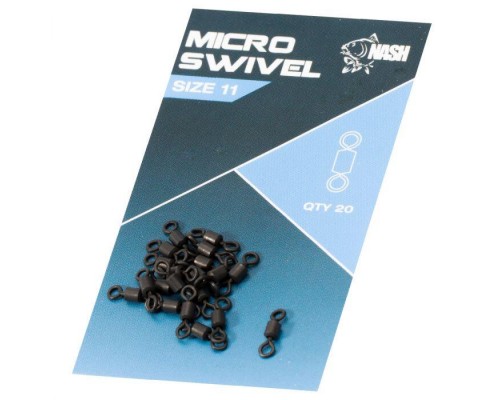 Вертлюги размер 11 NASH MICRO SWIVEL