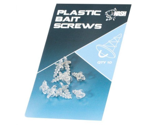 Крепление для насадок с вертлюгом Nash Plastic Bait Screws 8mm