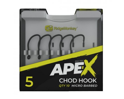Крючки Ridge Monkey Ape-X Chod Barbed size 6