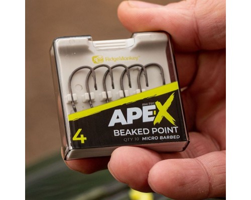 Крючки Ridge Monkey Ape-X Beaked Point Barbed Size 4