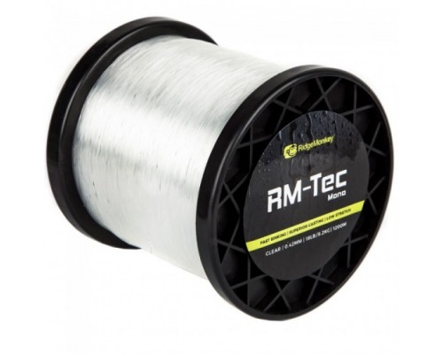 Леска Ridge Monkey RM-Tec Mono 12Lb/0.35mm Clear 1200m