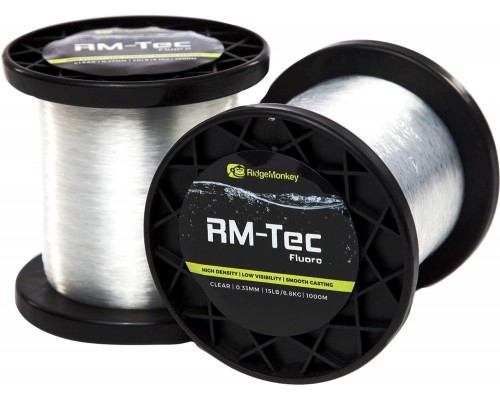 Леска Ridge Monkey RM-Tec Fluoro 15LB/ 0.33mm Clear 1000m