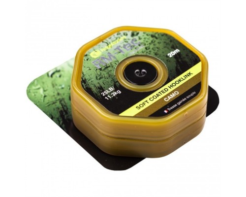 Поводочный материал RM-Tec Soft Coated Hooklink 35lb Camo