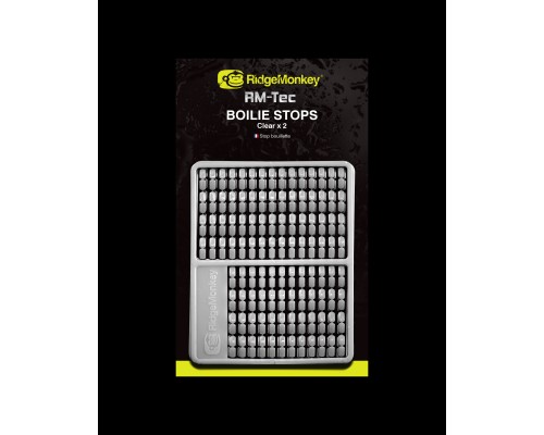Стопора для бойлов Ridge Monkey прозрачные 216 штук BOILIE STOPS CLEAR