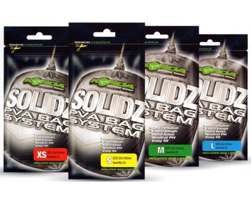 PVA пакеты Korda Solidz PVA bags L, 85X110mm - 20 Bags
