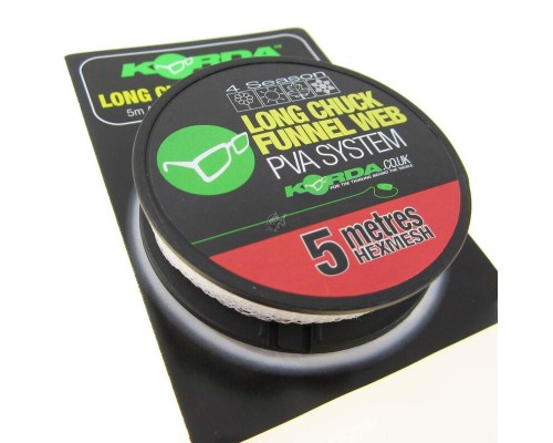 ПВА сетка запаска Korda Long Chuck Funnel Web Hexmesh - 5m