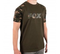 Fox Black /  Camo print T - S - Футболка