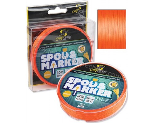 Carp Spirit Spod & Marker Braid x8 - оранжевый