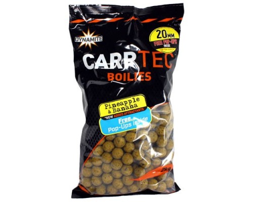 Бойлы тонущие Pineapple & Banana CarpTec 20mm - 2kg
