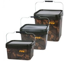 Fox Camo square bucket 5L - Ведро для прикормки