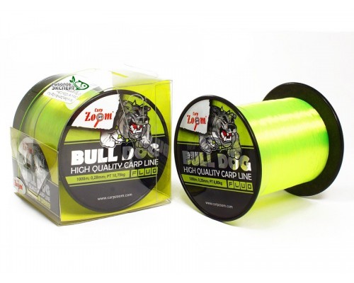 Леска Bull-Dog Fluo Carp Line 1000m, 0,25mm, PT 8,80kg