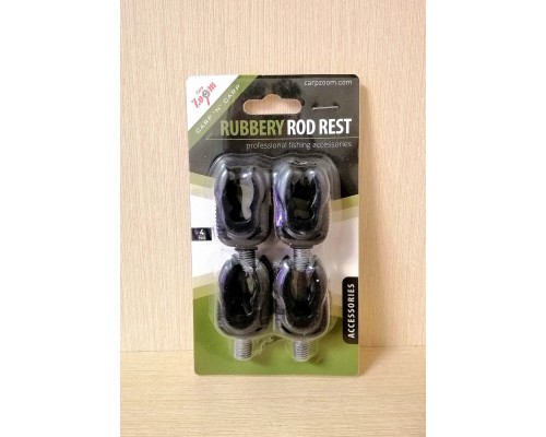 Комплект резиновых держателей удилищ - черные, 4шт