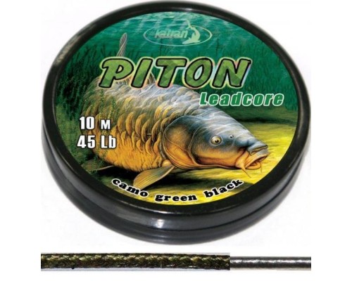 Katran Лидкор PITON  camo green black 45Lb  10m
