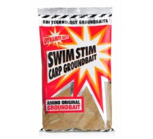 Сыпучая прикормка Dynamite Baits Swim Stim Carp Groundbait Amino Original (амино светлая) 900g
