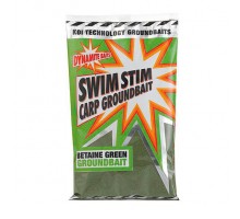 Сыпучая прикормка Dynamite Baits Swim Stim Carp Groundbait Betaine Green (зеленый бетаин) 900g