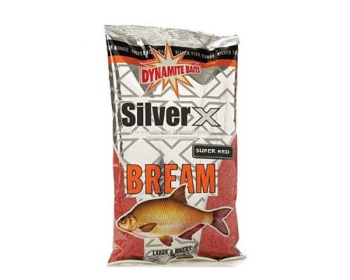 Прикормка для ловли леща Dynamite Baits Silver X Bream Super Red (красная) 1kg