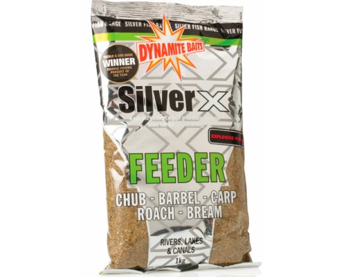 Прикормка для фидерной ловли Dynamite Baits Silver X Explosive Feeder (взрывная) 1kg