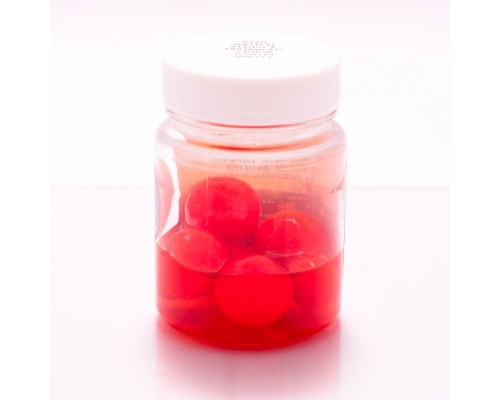 Плавающие искусственные бойлы в ароматизаторе Enterprise Tackle Eternal Boilie Flavour Pot Range Fluoro Red Strawberry & Aniseed (клубника и анис)