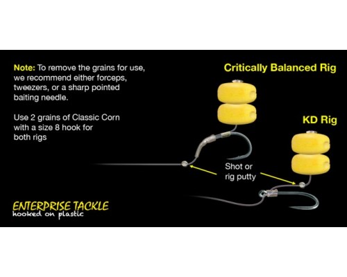 Искусственная кукуруза в ароматизаторе Enterprise Tackle Classic Pop-up Sweetcorn Range Richworth Tutti-Frutti Corn Orange (тутти-фрутти)