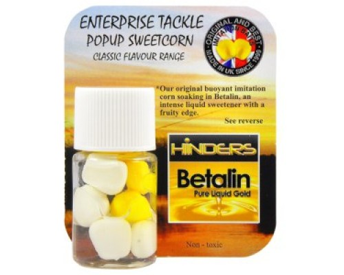Искусственная кукуруза в ароматизаторе Enterprise Tackle Classic Pop-up Sweetcorn Range Hinders Betalin Corn Yellow & White (беталин)