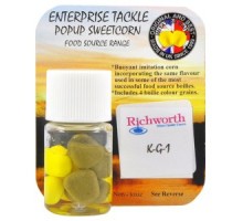 Искусственная кукуруза в ароматизаторе Enterprise Tackle Food Source Pop-up Sweetcorn Range Richworth KG1 Yellow & KG1