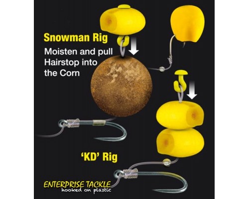 Набор мягкой плавающей искусственной кукурузы со стопорами Enterprise Tackle Imitation Sweetcorn