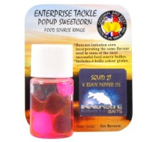 Искусственная кукуруза в ароматизаторе Enterprise Tackle Food Source Pop-up Sweetcorn Range Innovate Baits Squid Fluoro Pink & 2T (кальмар)
