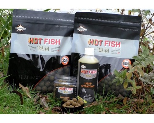 Ликвид Dynamite Baits Hot Fish & GLM Liquid Attractant (острая рыба и зеленогубая мидия) 500ml