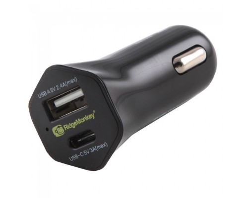 Зарядное устройство от прикуривателя авто Ridge Monkey Vault 15w USB-C Car Charger