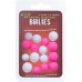 Плавающие искусственные бойлы ESP Buoyant Boilies White/Pink