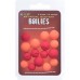 Плавающие искусственные бойлы ESP Buoyant Boilies Red/Orange