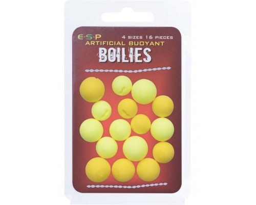 Плавающие искусственные бойлы ESP Buoyant Boilies Yellow/Fluoro Yellow